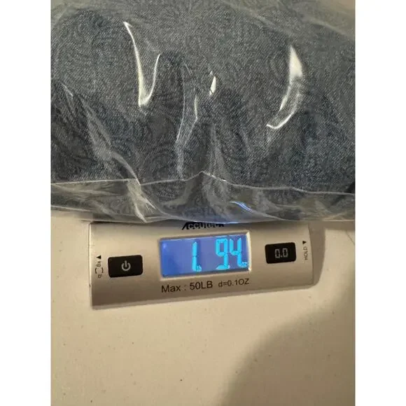 Vtg LIM'S Demin Jacket Womens Small Blue Patchwork Whimsygoth Art to Wear USA - Picture 8 of 8